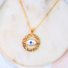 Jeweled Evil Eye Pendant