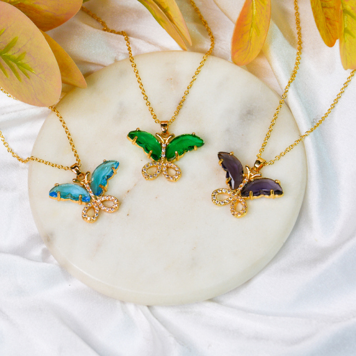 Butterfly Wings Pendant Chains