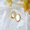 Luxe Oval Studs