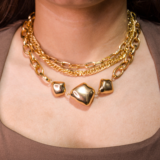 Golden Nugget Statement Chain - Image 4
