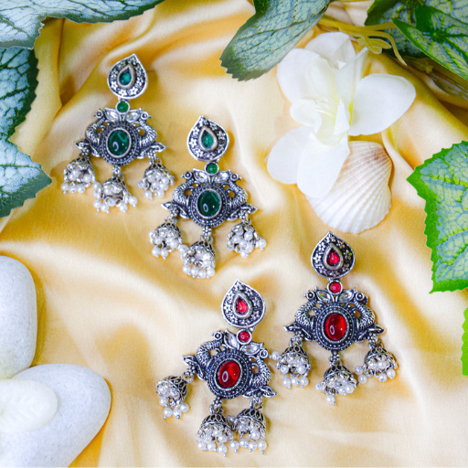 Mughal Gardenstone Danglers