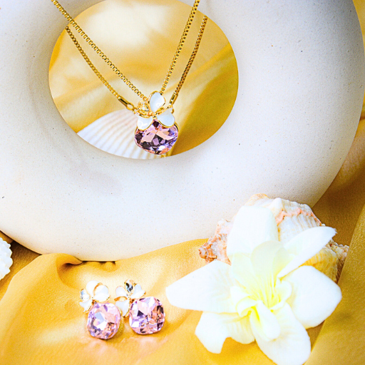 Rosé Bloom Crystal Set - Image 3